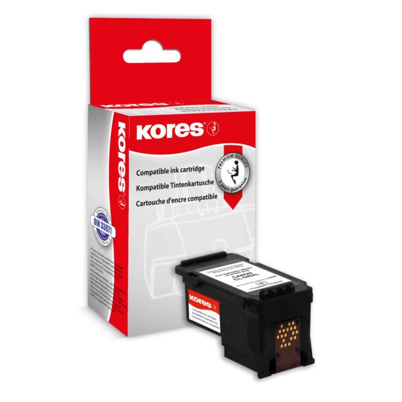 Kores Cartouche rechargée G1563MC remplace Canon CL-546XL