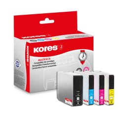 Kores G1565KIT cartouche d'encre Compatible Noir, Cyan, Jaune, Magenta