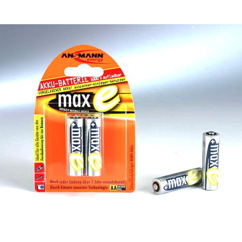 ANSMANN Pile rechargeable NiMH maxE, Mignon (AA), 2.100 mAh