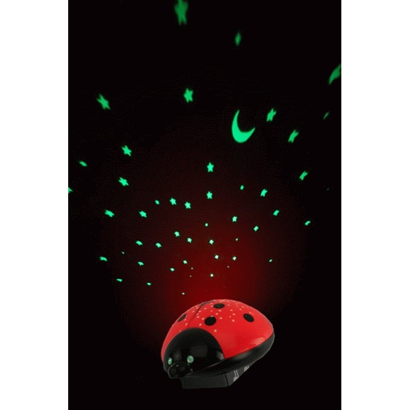 ANSMANN Veilleuse "coccinelle", noir / rouge