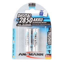 ANSMANN Pile rechargeable Digital NiMH, Mignon AA, 2.850 mAh