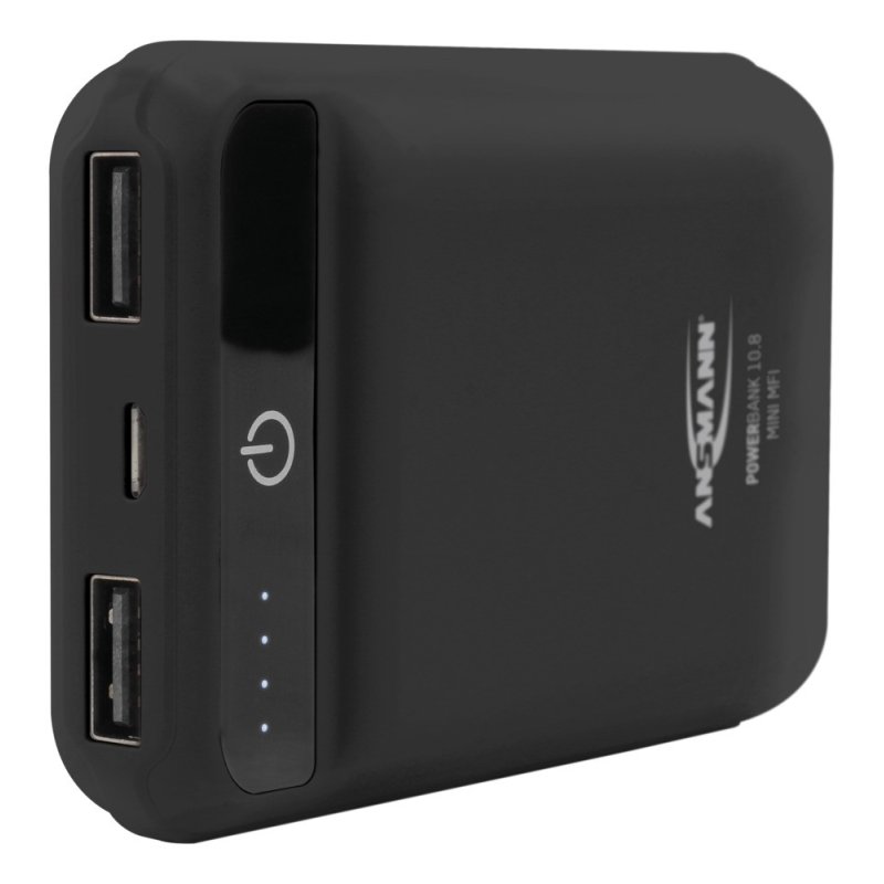 ANSMANN Powerbank 10.8 mini, 10.000 mAh, noir