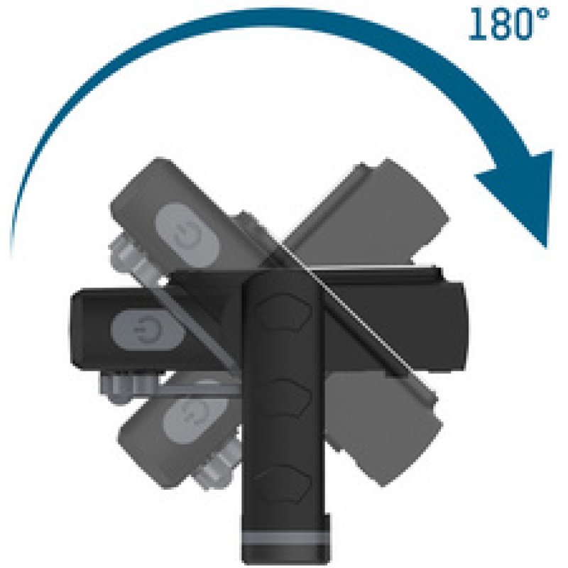 ANSMANN Lampe de travail LED WL800R Pocket, noir