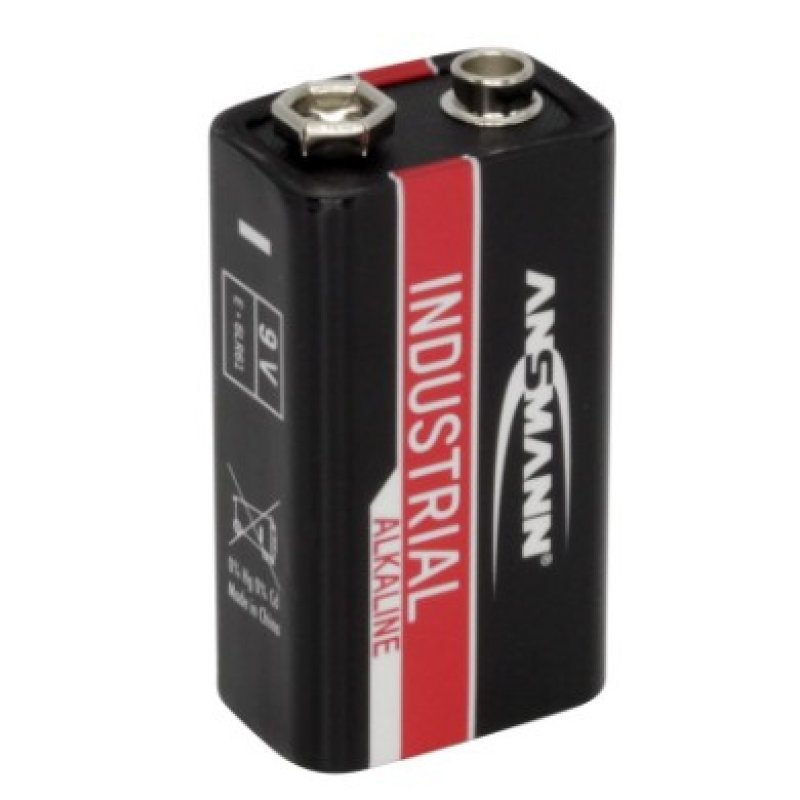 ANSMANN Pile alcaline "Industrial", E-bloc, pack de 10