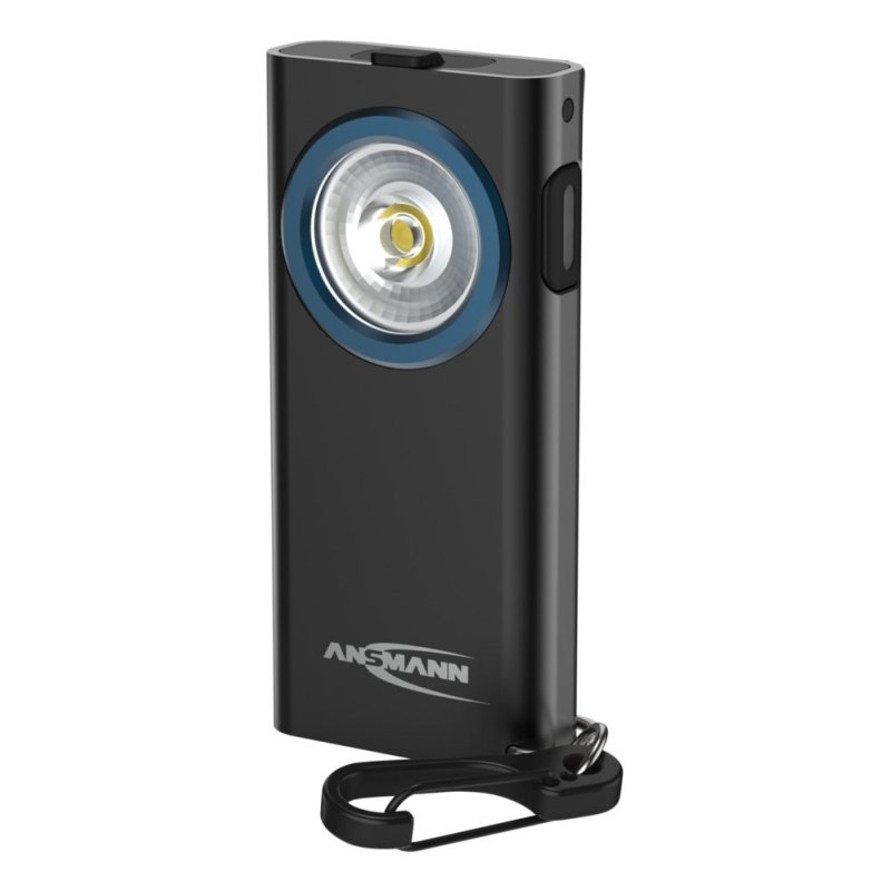 ANSMANN Lampe porte-clés ML400R avec fonction boost, noir