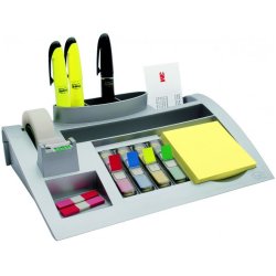 Post-it Organiseur de bureau, argent, équipé