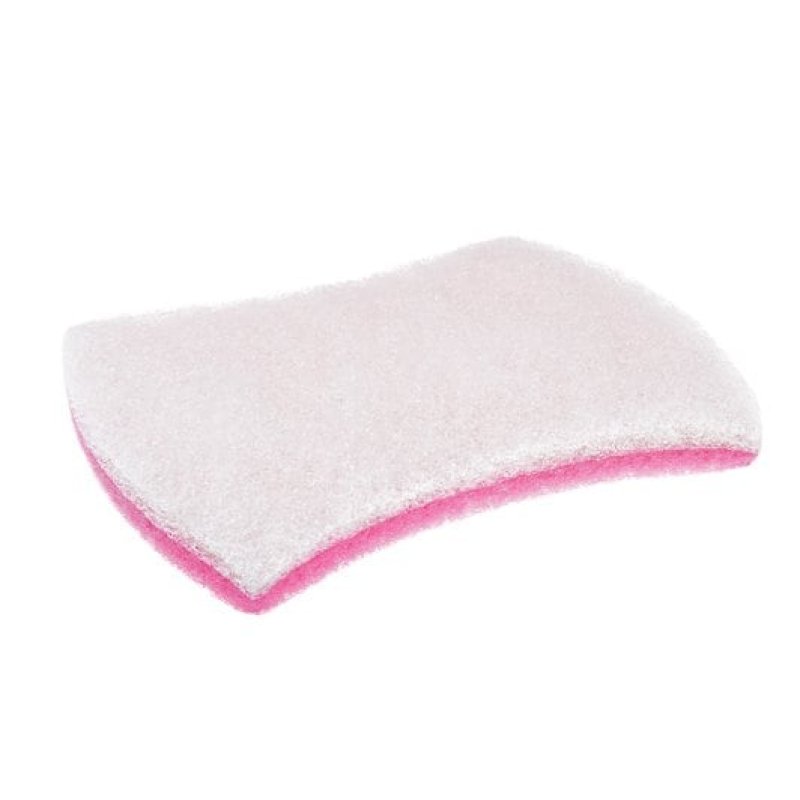 Scotch-Brite Eponge de nettoyage Bath XXL, rose/blanc