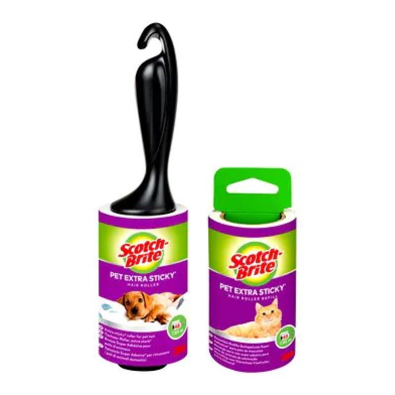 3M Brosse adhésive extra collante Scotch-Brite pour poils d'animaux