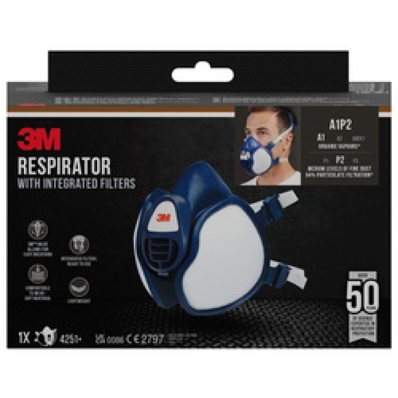 3m demi masque respiratoire 4251 , degré de protection: