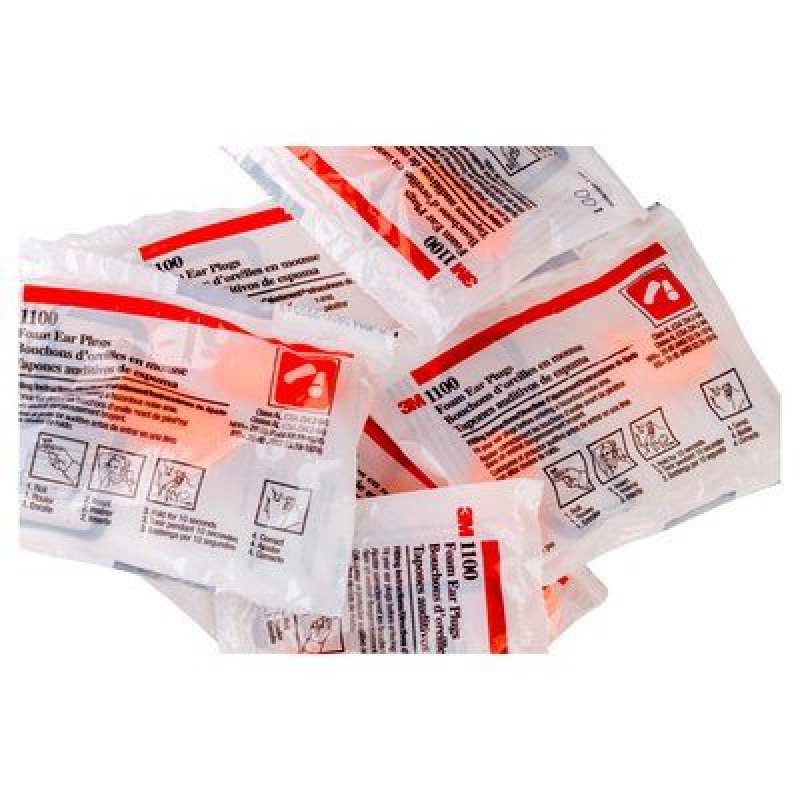 3M 1100 Bouchons d'oreilles jetables Orange 200 pièce(s)
