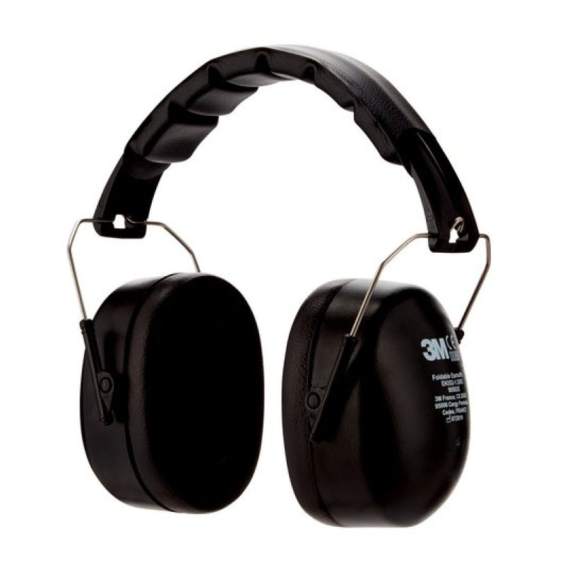 3M Casque anti-bruit 90563E, pliable, noir