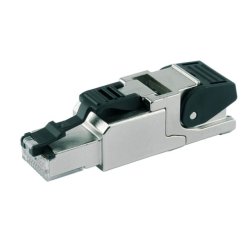 Telegärtner J00026A2003 wire connector RJ45 Black, Stainless steel