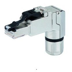 Telegärtner J00026A4004 connecteur de fils RJ45 Noir, Acier inoxydable