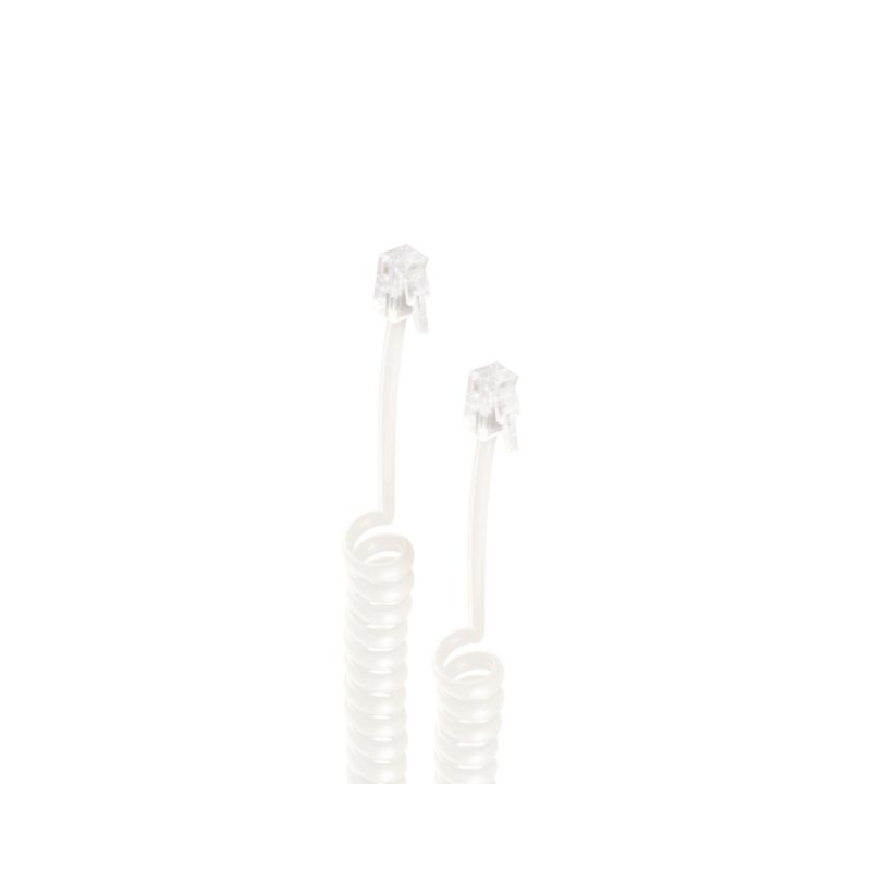 shiverpeaks BS70135 telephone cable 4 m White
