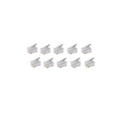 shiverpeaks BS72039-10 wire connector RJ-10 White
