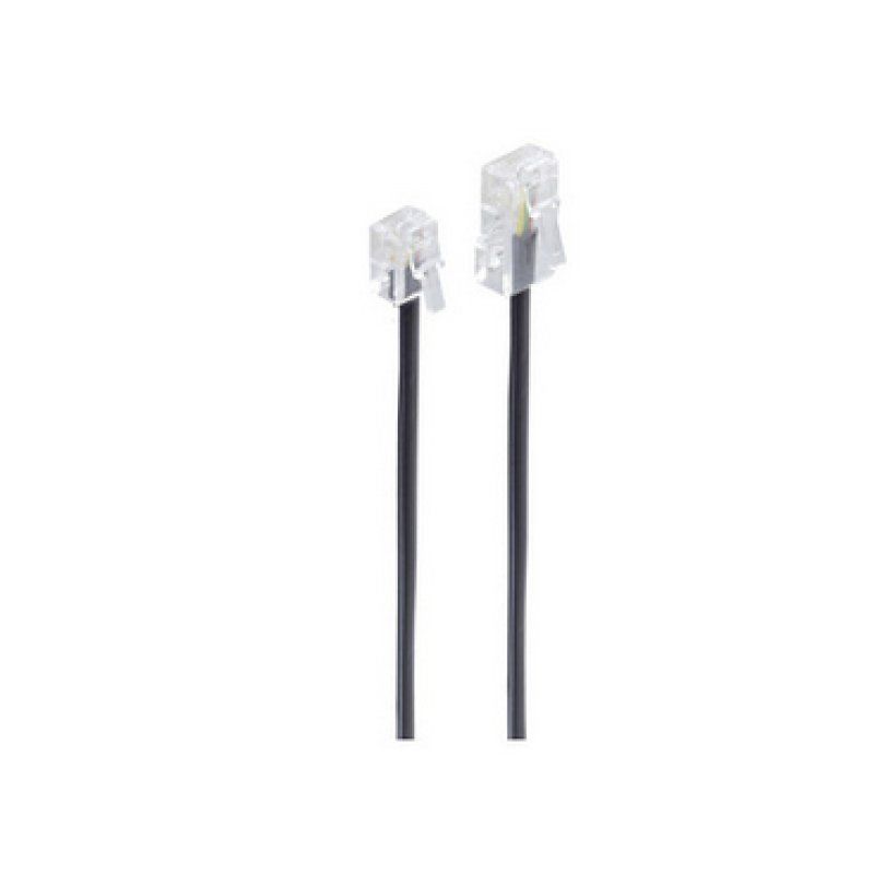 shiverpeaks BS70260 câble de téléphone 10 m Noir