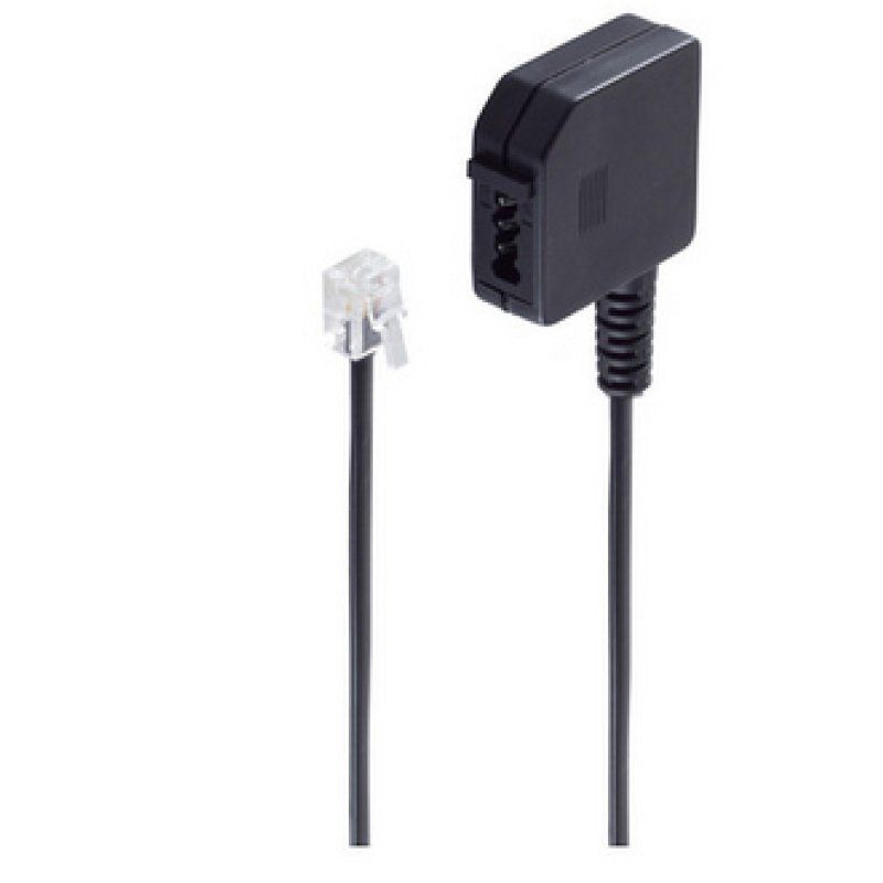 shiverpeaks BS71040 telephone cable 0.2 m Black