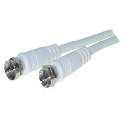 shiverpeaks 2.5m F-type câble coaxial 2,5 m Type F Blanc