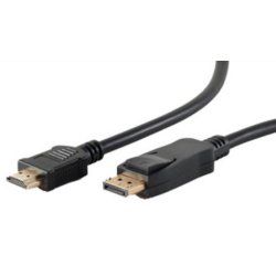 shiverpeaks BS77493-2 câble vidéo et adaptateur 3 m DisplayPort HDMI Type A (Standard) Noir