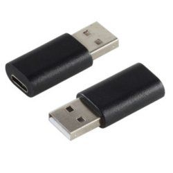 shiverpeaks BS14-05018 changeur de genre de câble USB A USB C Noir