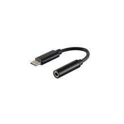 shiverpeaks BS14-05021 câble de téléphone portable Noir 0,13 m USB C 3,5mm