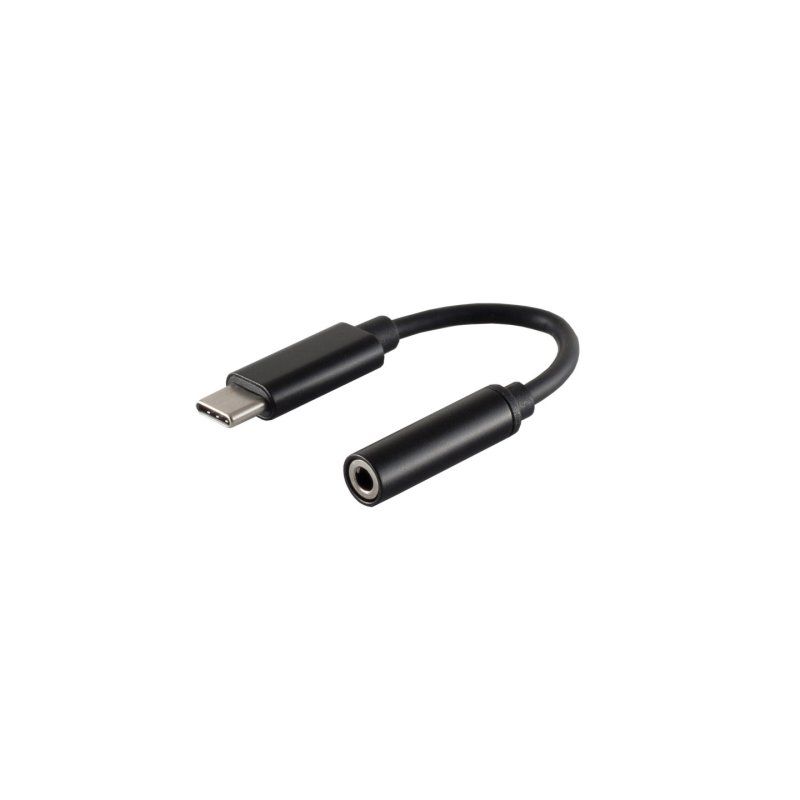 shiverpeaks BS14-05021 mobile phone cable Black 0.13 m USB C 3.5mm