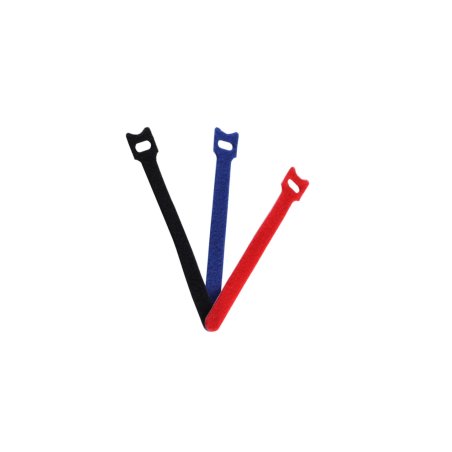 shiverpeaks BS18-10001 cable tie Hook & loop cable tie Nylon, Polyester Black, Blue, Red 12 pc(s)