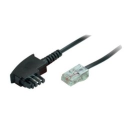 shiverpeaks BS70002-10 telephone cable 10 m Black