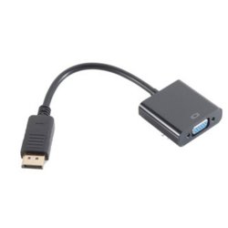 shiverpeaks BS14-05012 video cable adapter VGA (D-Sub) DisplayPort Black