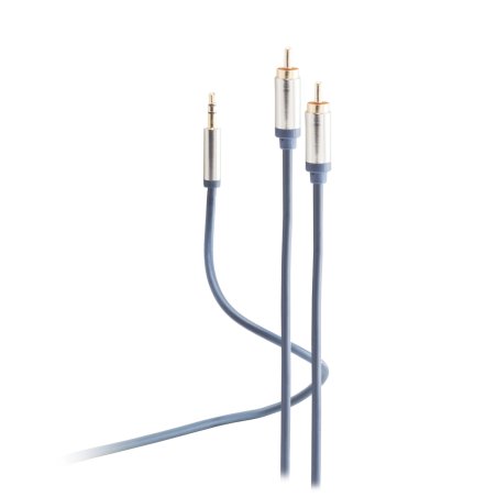 Flexline FL31-32051 câble audio 5 m 3,5mm 2 x RCA Bleu