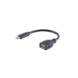 shiverpeaks BS13-20015 USB cable USB 2.0 0.12 m USB C USB A Black