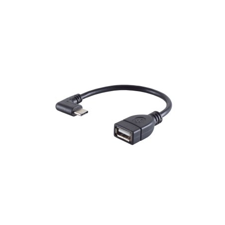 shiverpeaks BS13-20016 USB cable USB 2.0 0.12 m USB C USB A Black