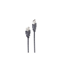 shiverpeaks BS13-24305 USB cable USB 2.0 0.3 m USB A Black