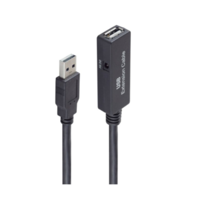 shiverpeaks BS13-29075 USB cable USB 2.0 10 m USB A Black