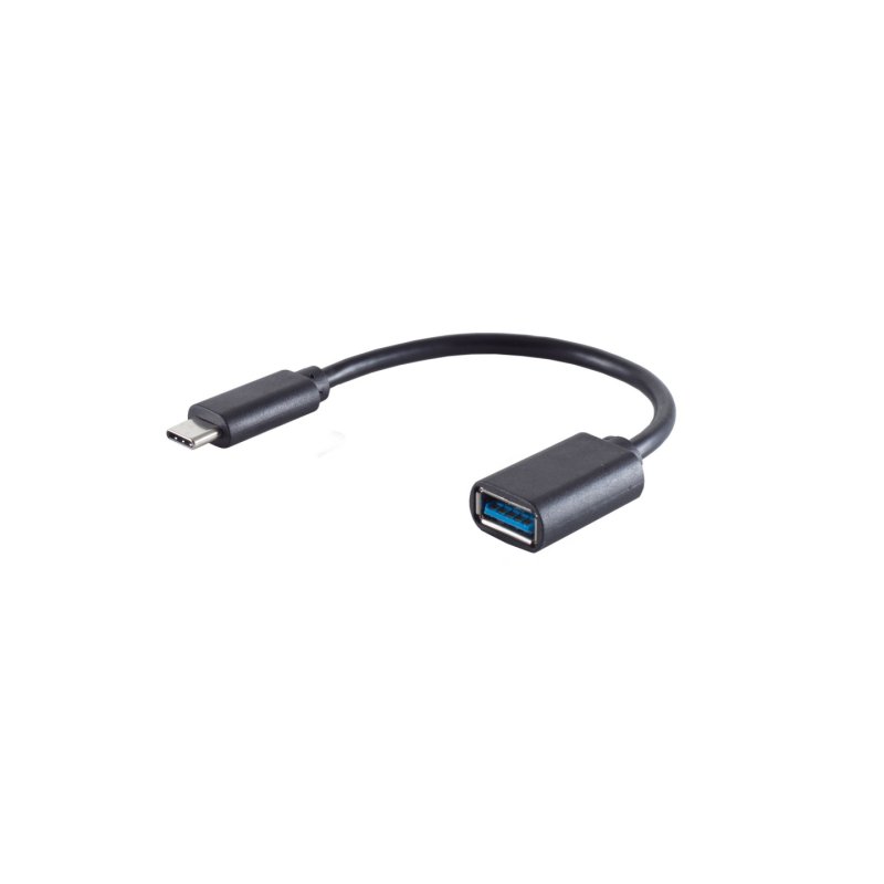 shiverpeaks BS13-30009 cable gender changer USB-A USB-C Black