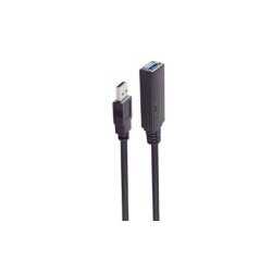 shiverpeaks BS13-39055 USB cable USB 3.2 Gen 1 (3.1 Gen 1) 5 m USB A Black