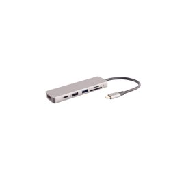 S/CONN 14-05027 laptop dock/port replicator Wired USB 3.2 Gen 1 (3.1 Gen 1) Type-C Grey