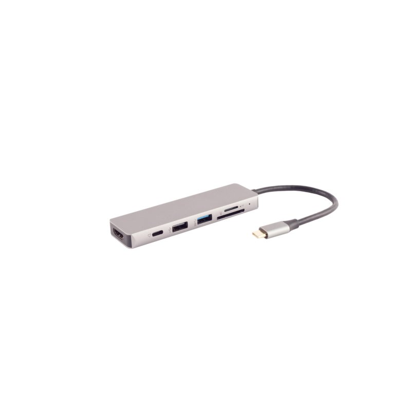 S/CONN 14-05027 laptop dock/port replicator Wired USB 3.2 Gen 1 (3.1 Gen 1) Type-C Grey