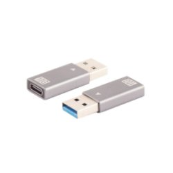 shiverpeaks BS14-05033 cable gender changer USB A USB C Grey