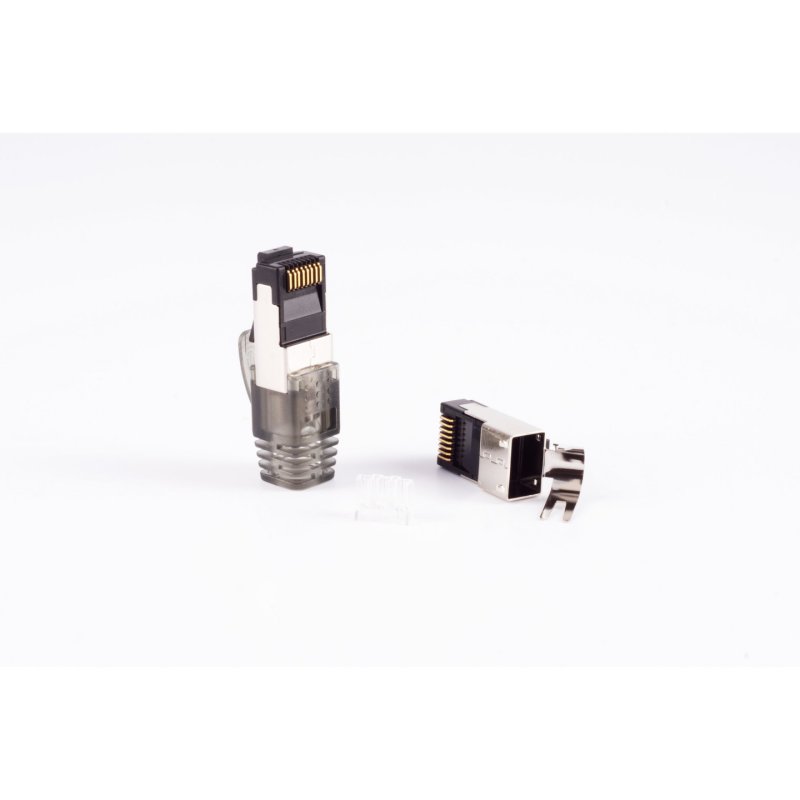Flexline FL31-02050 connecteur de fils RJ45 Noir, Argent