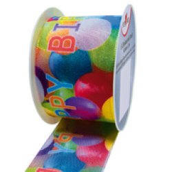 SUSY CARD Ruban cadeau, sur bobine "Ballons"