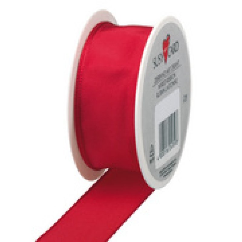 SUSY CARD Ruban cadeau, sur bobine "Trend", rouge