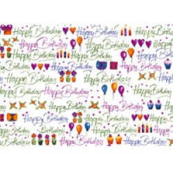 SUSY CARD Papier cadeau "Wishes", sur rouleau