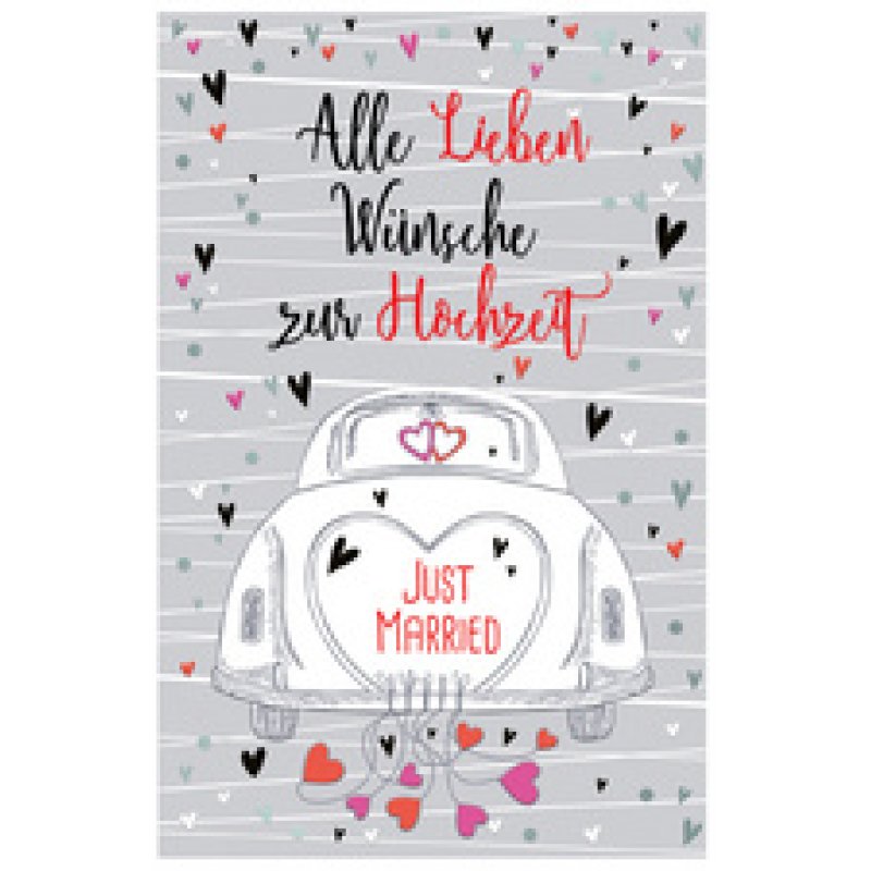 SUSY CARD Hochzeitskarte "getrautes Glück"