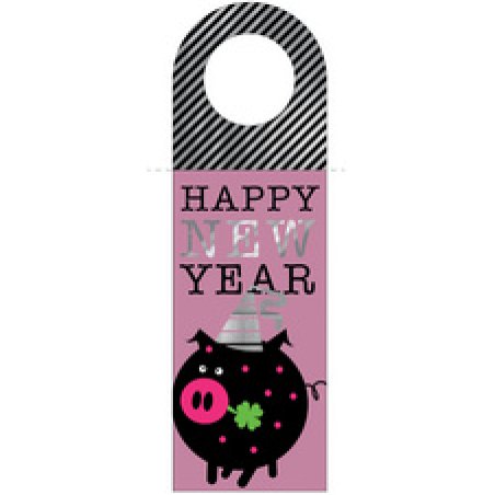 CACTUS Neujahrs-Flaschenanhänger "Schornsteinfeger"