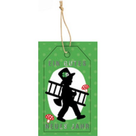 CACTUS Neujahrs-Geschenkanhänger "Schornsteinfeger"