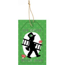 CACTUS Neujahrs-Geschenkanhänger "Kleeblatt"