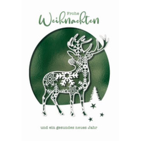 CACTUS Weihnachtskarte "Glocke", Lasercut