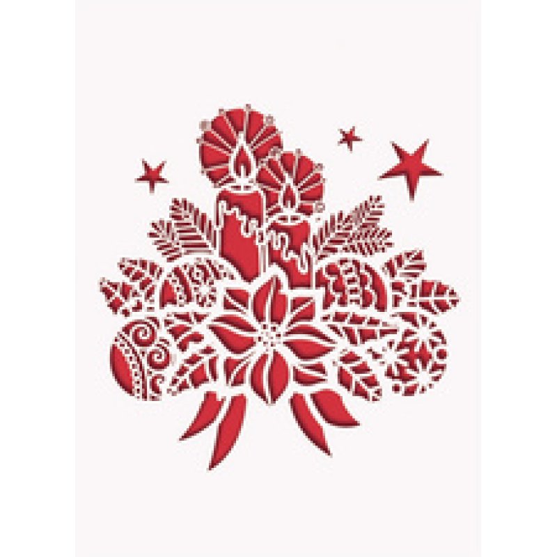 CACTUS Weihnachtskarte "Glocke", Lasercut