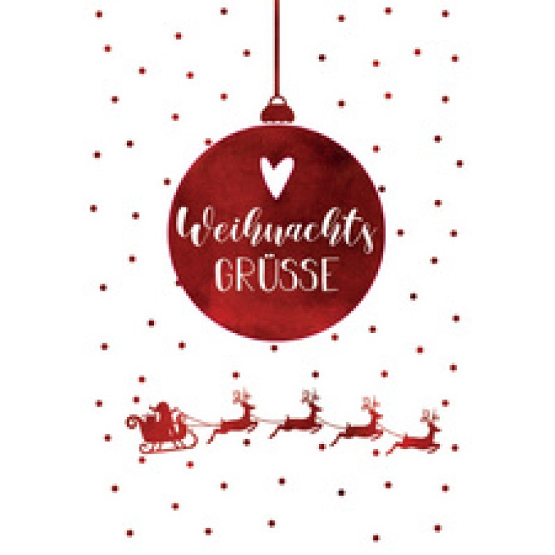 CACTUS Weihnachtskarte "Geschenke Pastell"